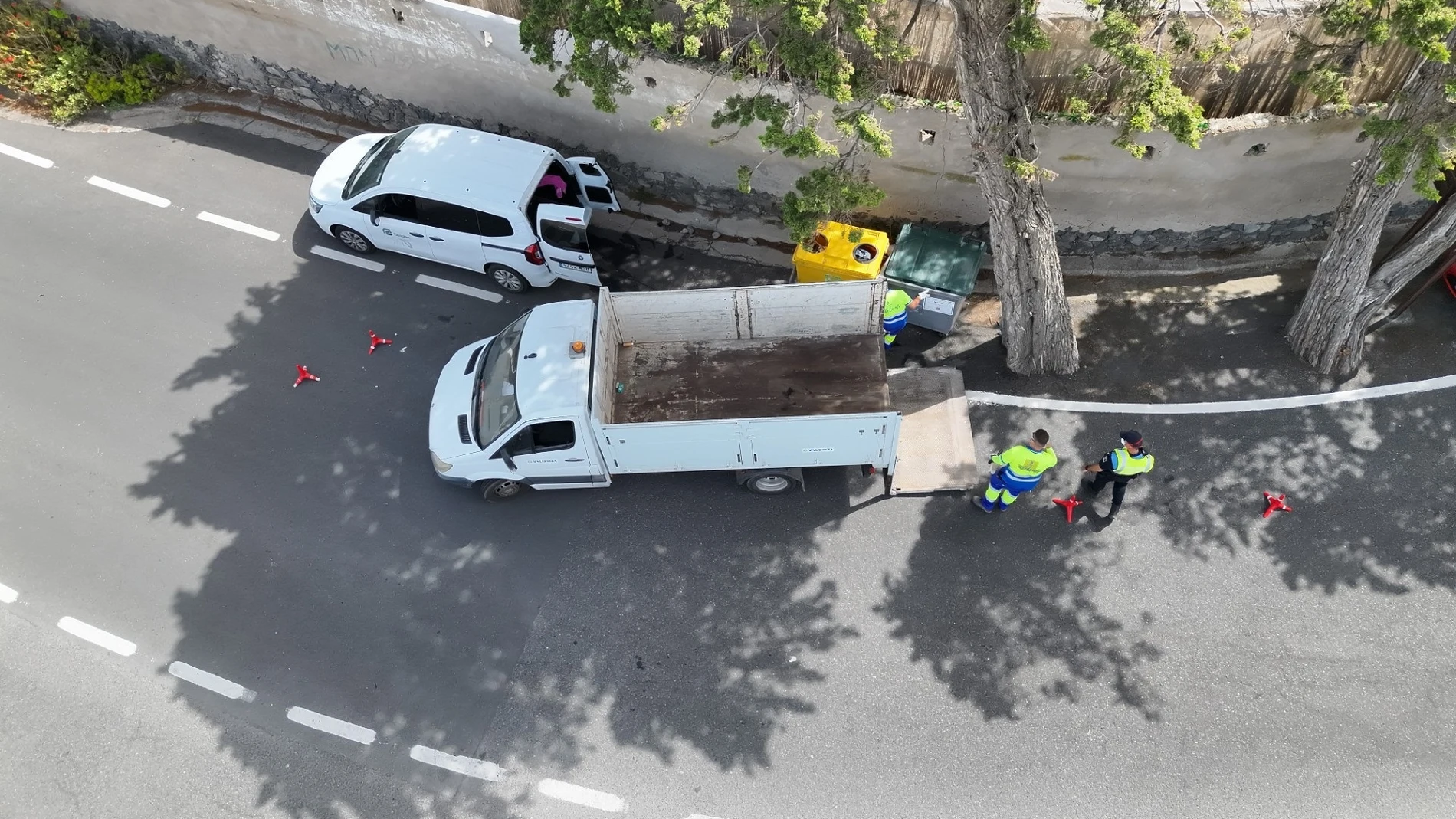 Contenedor de residuos en el que se encontraron los cadáveres de perros en Telde (Gran Canaria) REMITIDA / HANDOUT por AYUNTAMIENTO DE TELDE (GRAN CANARIA) Fotografía remitida a medios de comunicación exclusivamente para ilustrar la noticia a la que hace referencia la imagen, y citando la procedencia de la imagen en la firma 08/08/2025