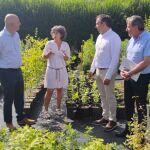 El viceconsejero Jorge LLorente visita el centro integrado de FP Agraria de Almázcara (León)