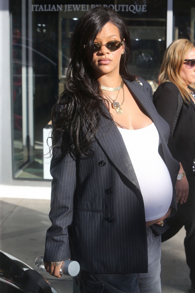 El look de Rihanna.