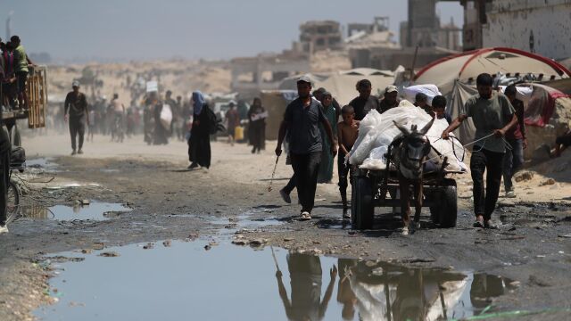 Una imagen de la Ciudad de Gaza
