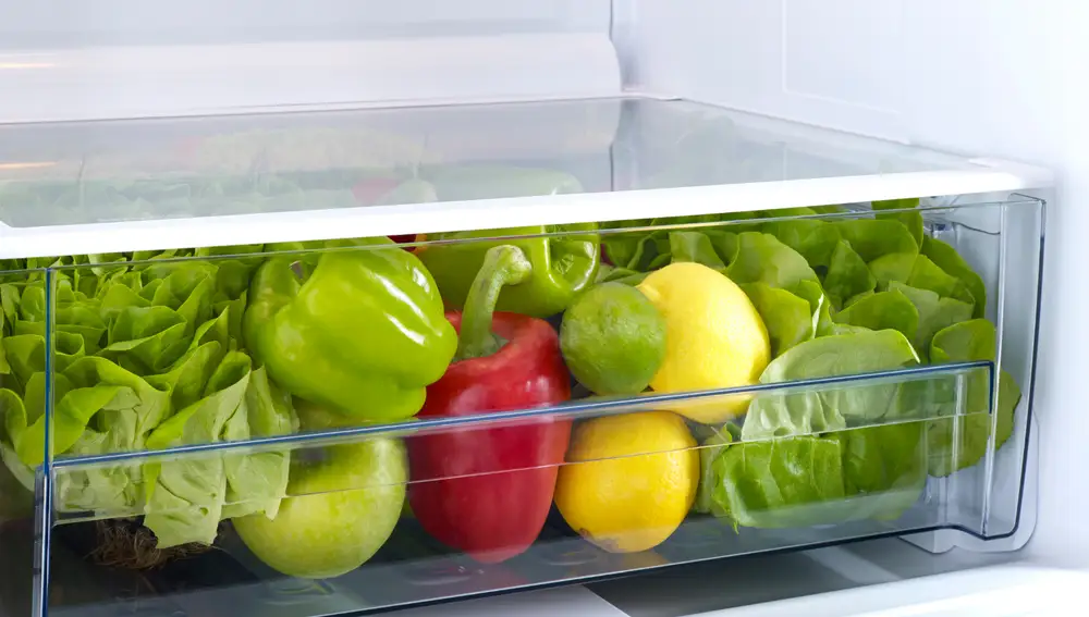 Cajón de frutas y verduras