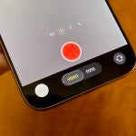 Interfaz de la app Cámara en iOS 26