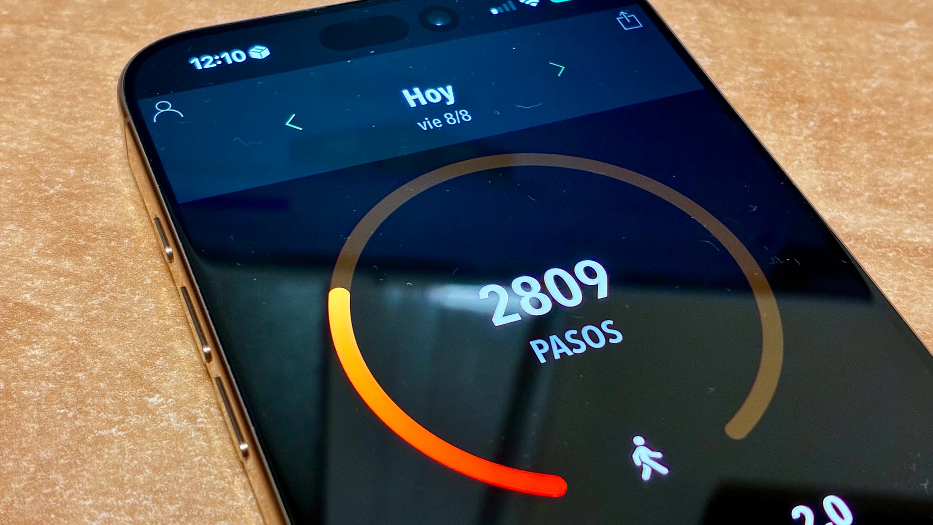 Vista principal de ActivityTracker