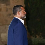 Jaume Anglada, en la recepción de los Reyes y sus hijas en Marivent