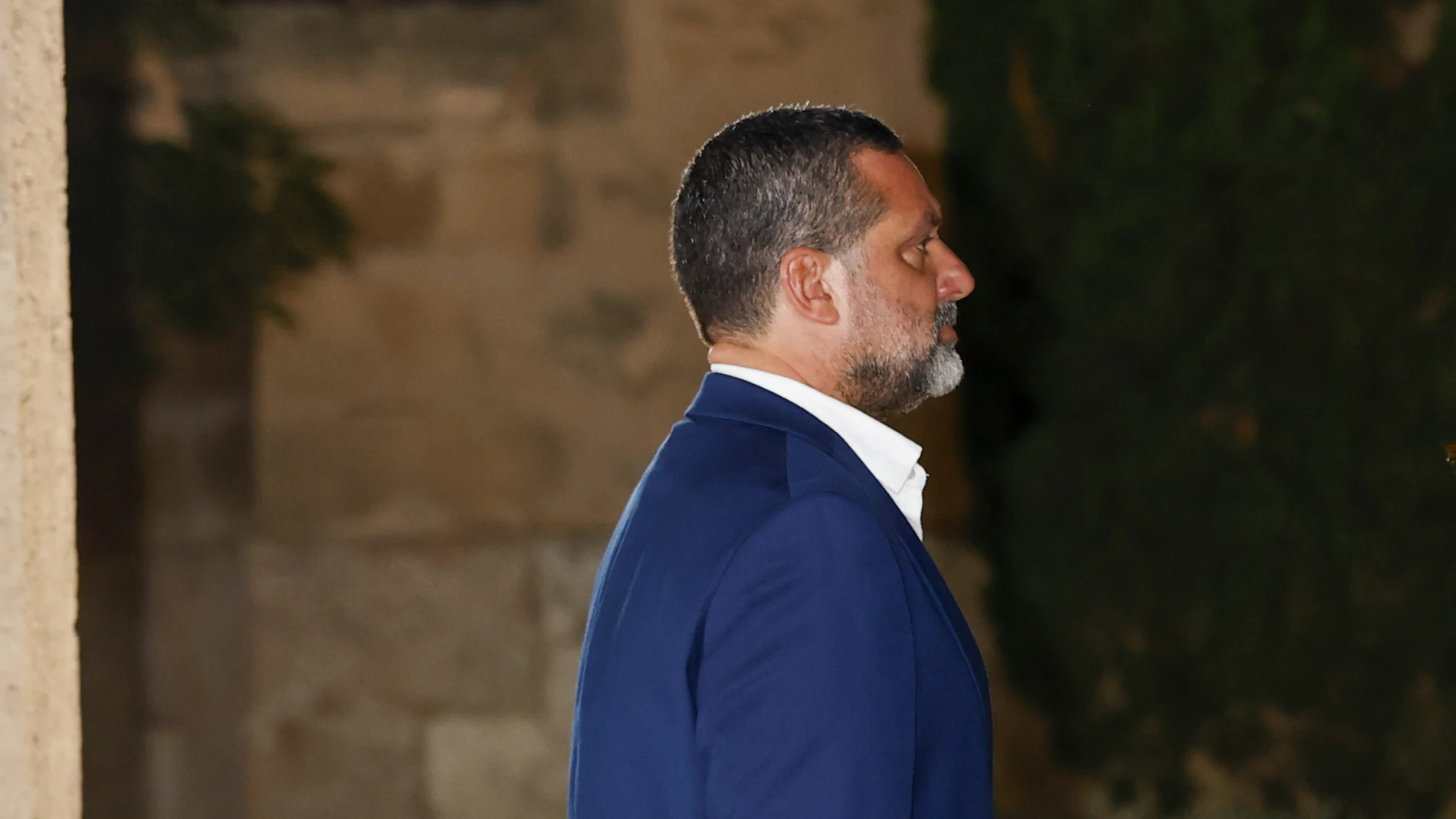 Jaume Anglada, en la recepción de los Reyes y sus hijas en Marivent