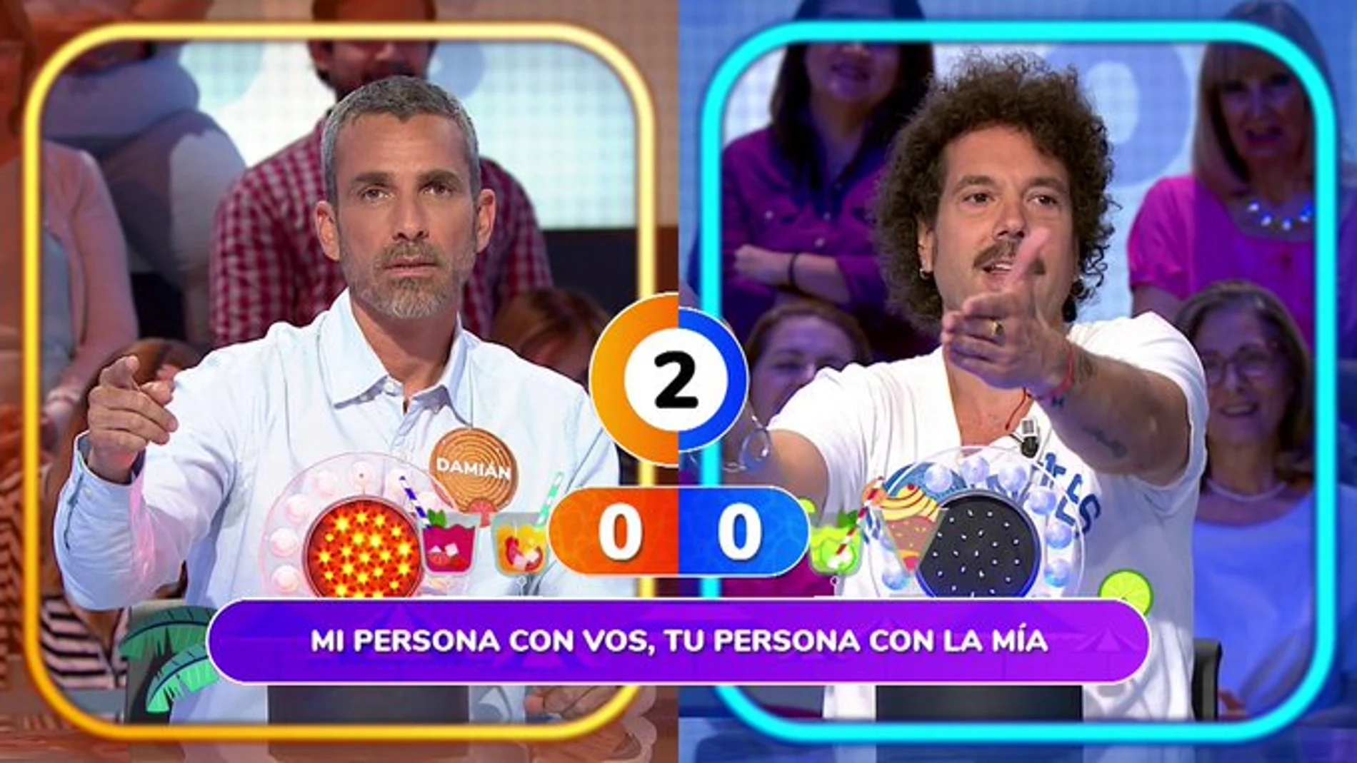 Juan y Damián cambian las hormigas por el rosco de "Pasapalabra"