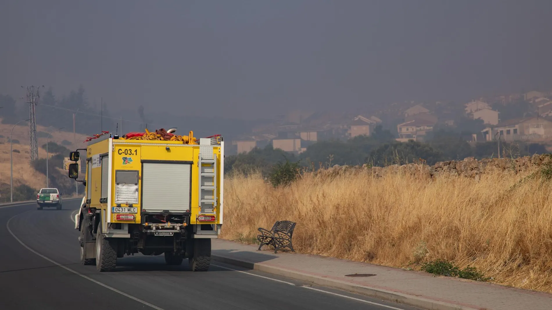 Las Navas del Marqués (Ávila) recomienda el uso de mascarilla por el humo persistente en el municipio