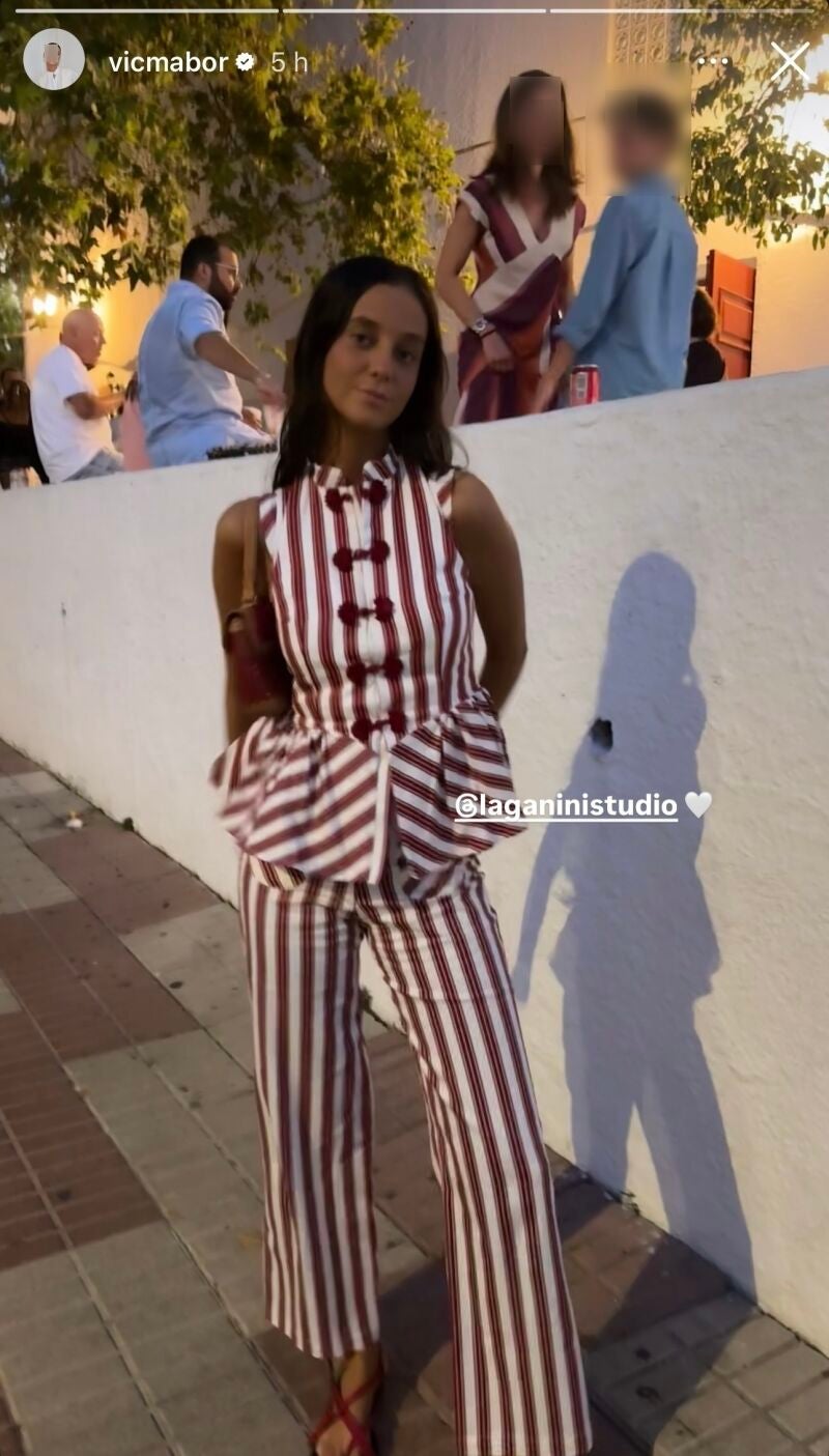 Victoria Federica con un conjunto de marca española.