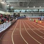 Pista cubierta de atletismo de La Aldehuela, en Salamanca