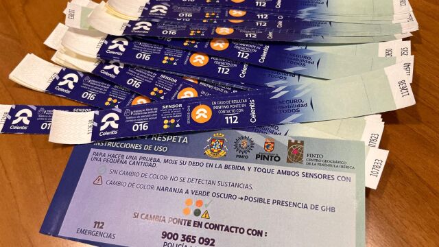 Pulseras contra la sumisión química
