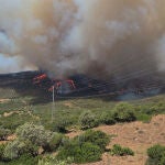 Las imágenes del fuego en Tarifa
