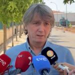Carlos Martínez atiende a los periodistas este lunes en Soria
