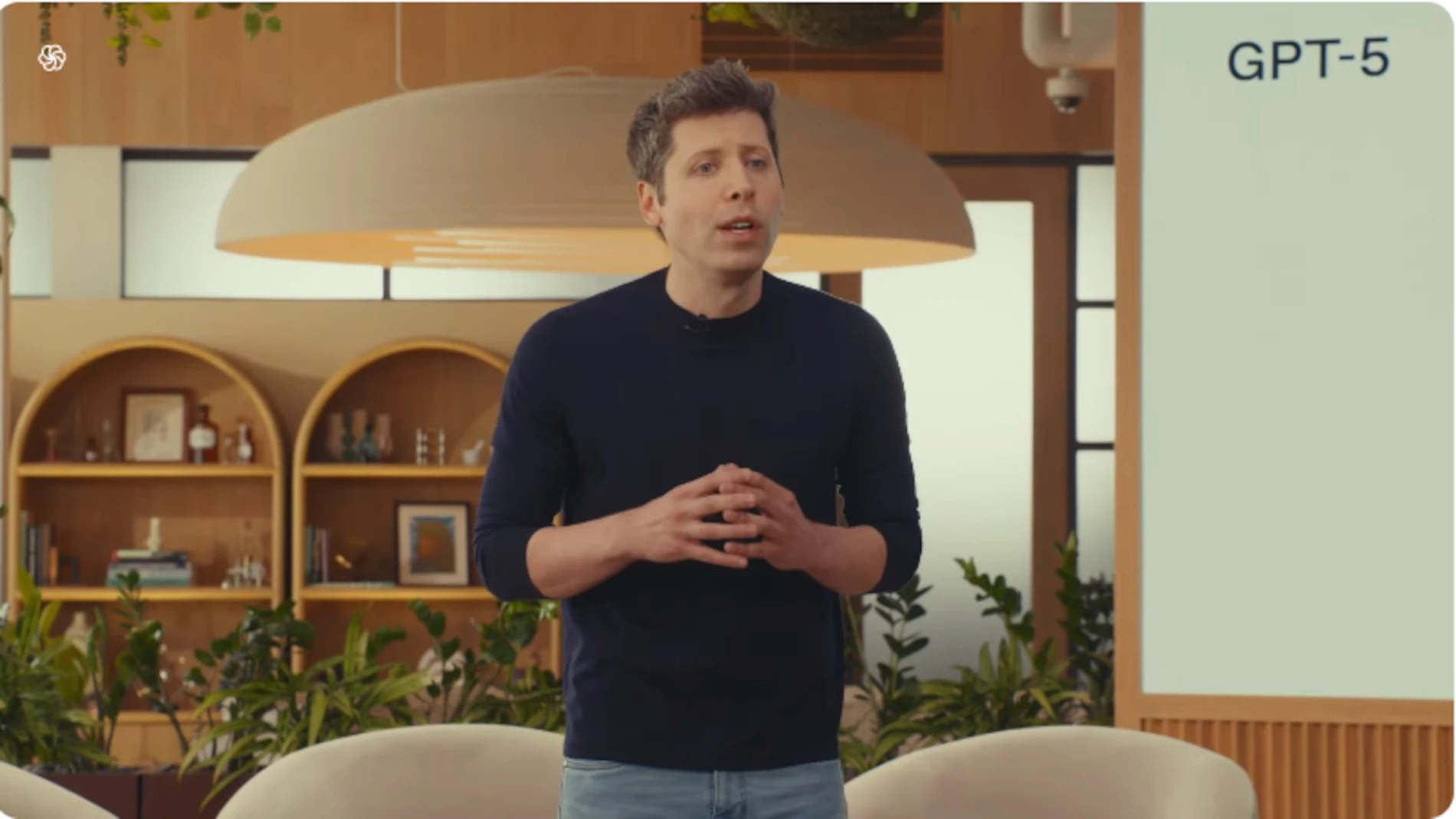 Sam Altman, CEO de OpenAI, durante la presentación de GPT-5