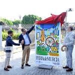 El pintor Esteban Linares fusiona tradición y modernidad en el cartel de la Feria de Murcia 2025