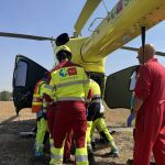 Herido grave un trabajador al quedar atrapado por una máquina en una planta de reciclaje en Valdemingómez