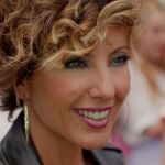 Sonsoles Ónega, caracterizada como Olivia Newton-John en 'Grease'