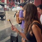 Sara Carbonero durante su viaje por Japón