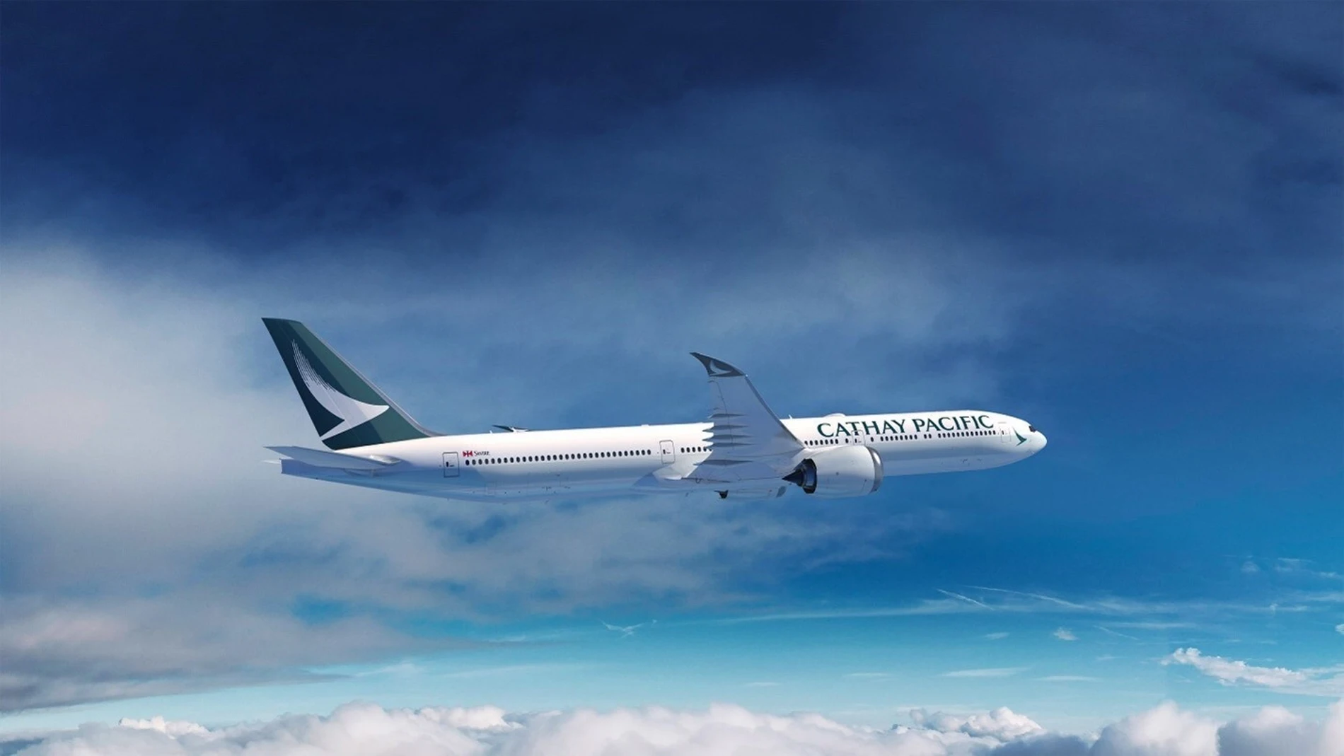 A Cathay Pacific 777-9 is depicted here (Boeing image). REMITIDA / HANDOUT por HAND-OUT Fotografía remitida a medios de comunicación exclusivamente para ilustrar la noticia a la que hace referencia la imagen, y citando la procedencia de la imagen en la firma 11/08/2025