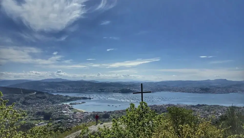 Vistas desde el mirador de A Paralaia