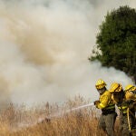 Desalojados los vecinos de Molezuelas, Cubo de Benavente y Uña de Quintana (Zamora) por el incendio de gravedad 2
