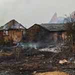 Incendio en Las Médulas