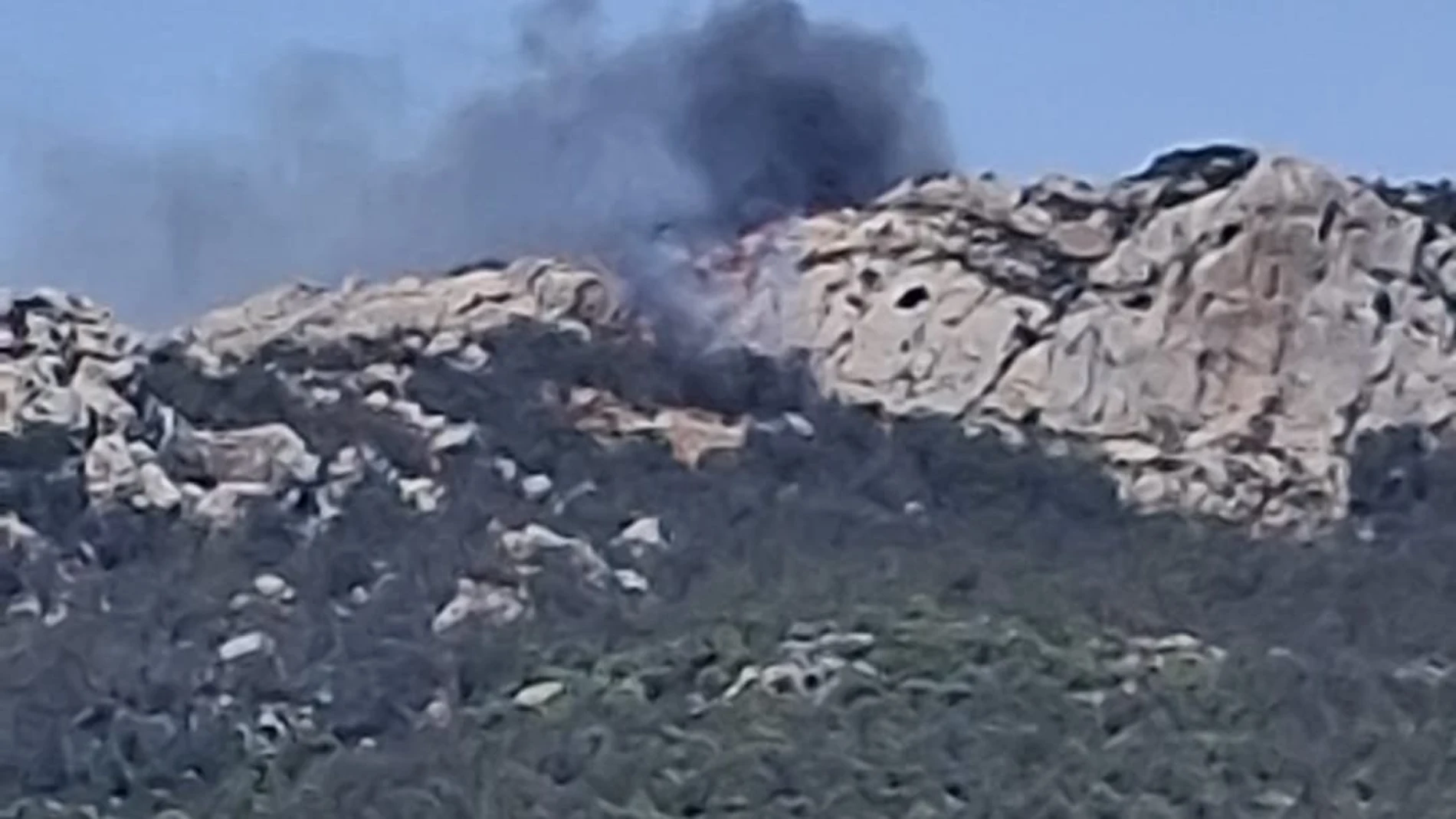 Incendio declarado en un paraje de Tarifa