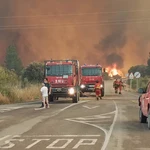 Incendio en Las Médulas