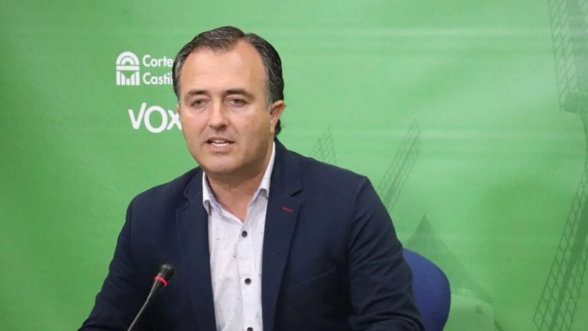 El presidente de Vox en Castilla-La Mancha, David Moreno.
