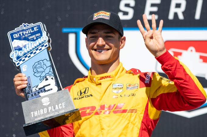 Palou, podio en Portland y tetracampeón de la Indycar