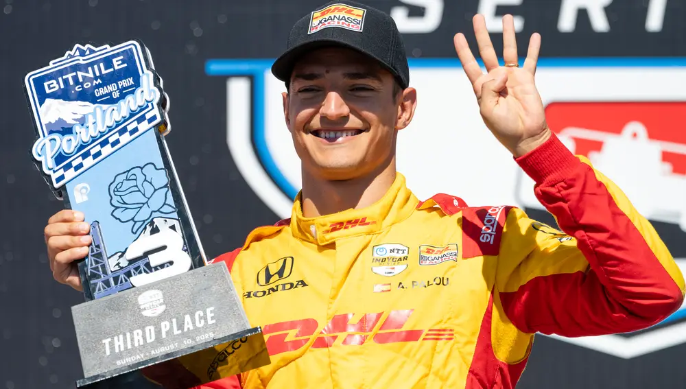 Palou, podio en Portland y tetracampeón de la Indycar