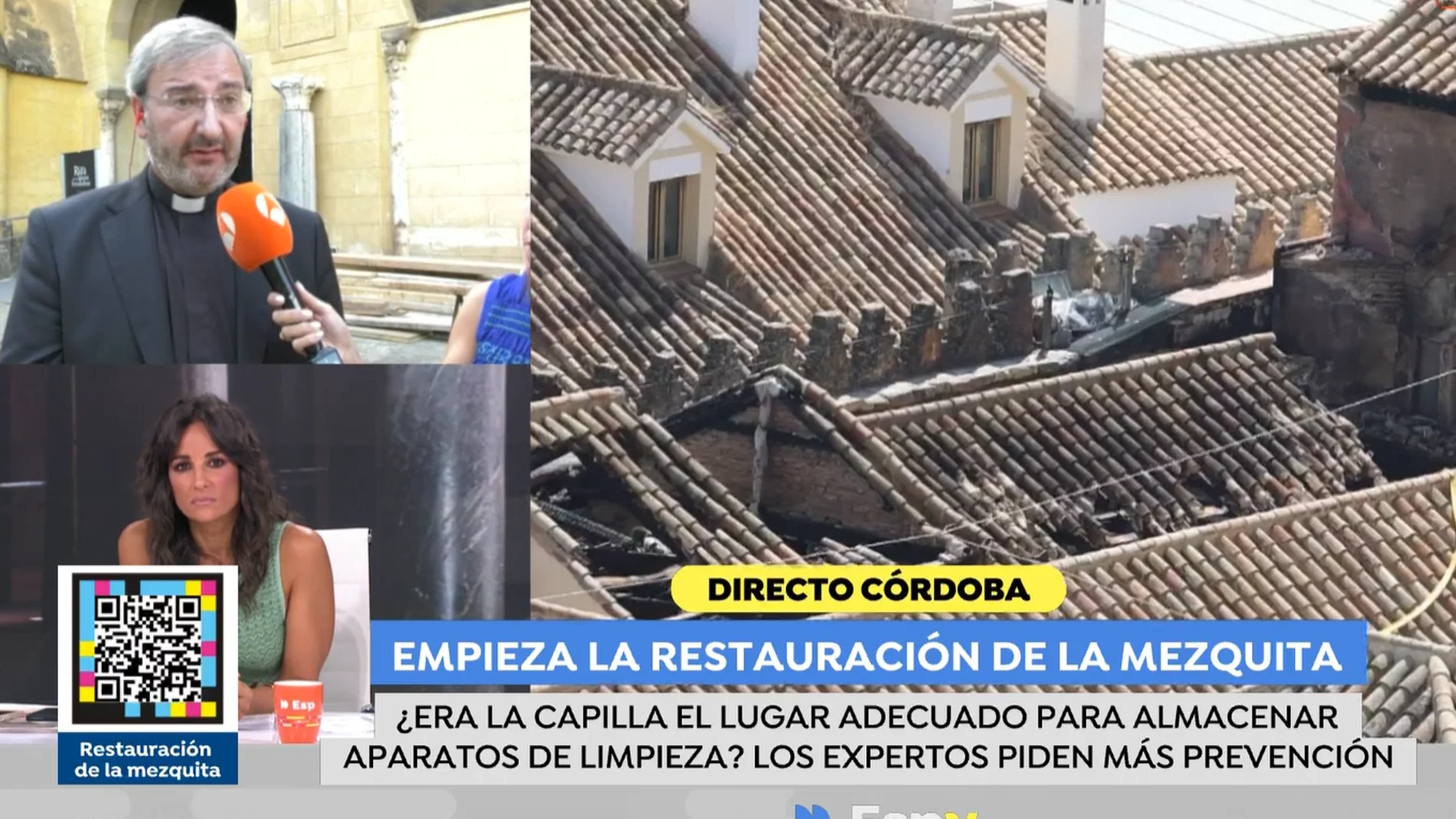 Frame de la entrevista realizada en 'Espejo Público'