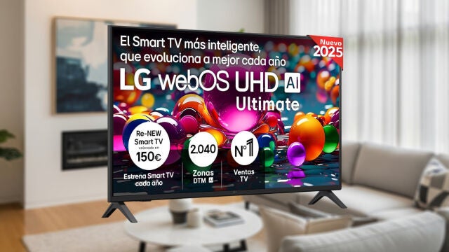 El LG 43UA73006LA es un televisor con IA