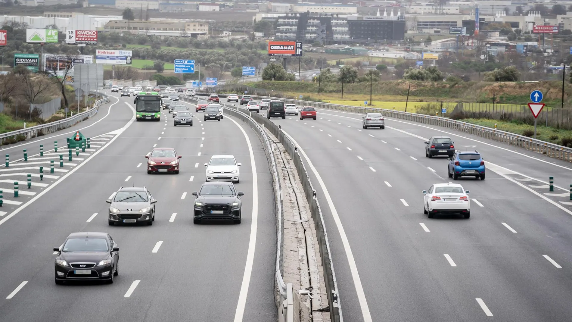 Carretera española la pasada semana