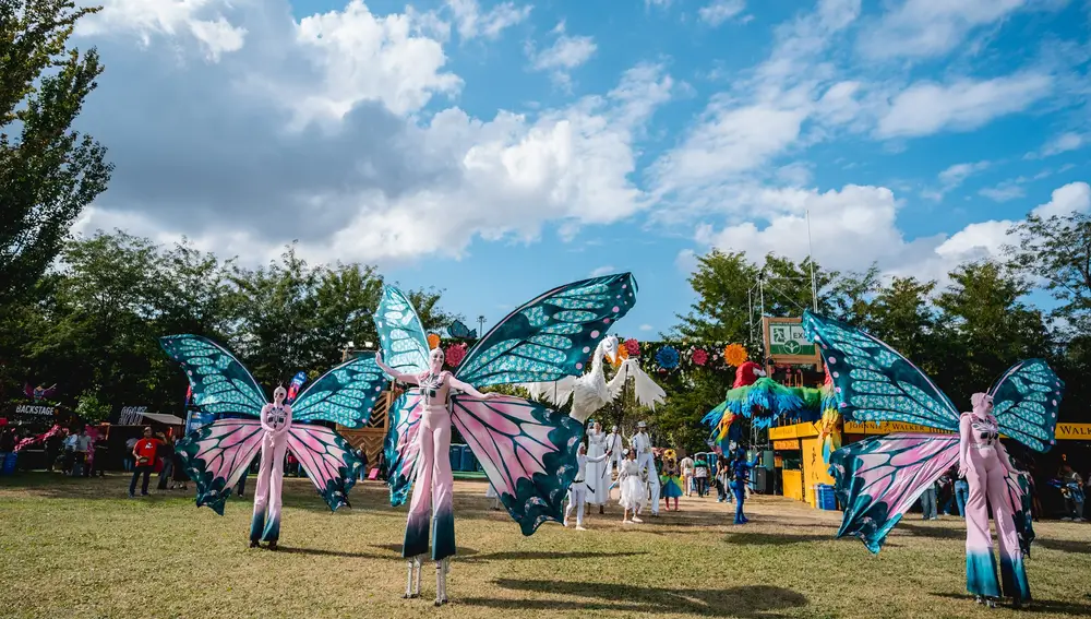 Ambiente del Festival Jardín de las Delicias
