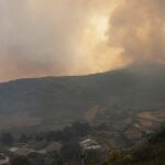Varios puntos de la provincia de Ourense tienen una calidad del aire mala debido a los incendios