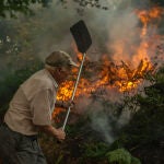 Incendio forestal en A Pobra de Trives