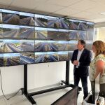 El director general de Carreteras e Infraestructuras, Jesús Puerta, visita el Centro de Conservación que la concesionaria de uno de los dos tramos de la A-601, Autovía del Eresma, en Carbonero el Mayor (Segovia)