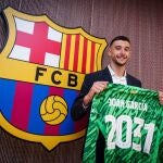 Fútbol.- Joan García será inscrito este jueves por la lesión de Ter Stegen