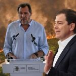La resaca de la guerra por los incendios continúa: Puente se excusa por sus mensajes y Mañueco "no se rebaja" a su altura.
