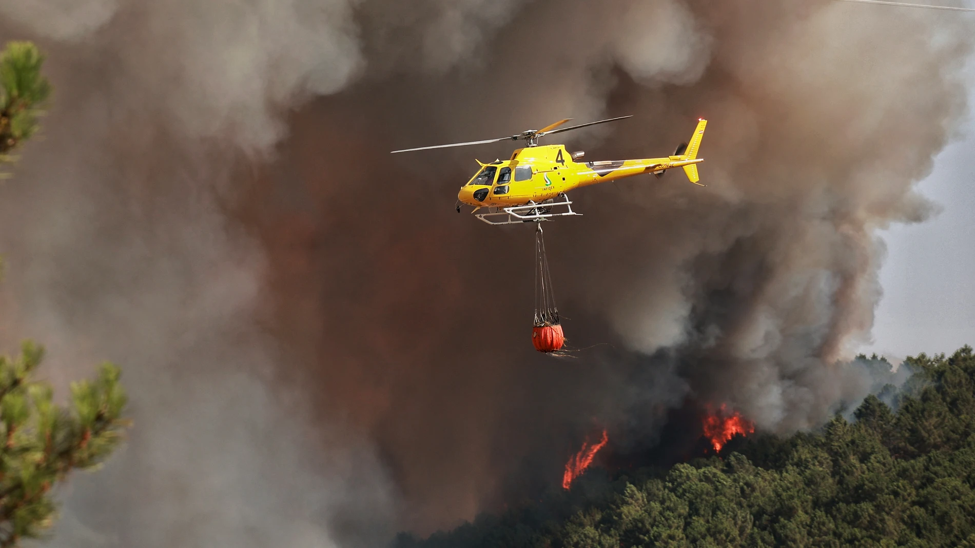 Incendio en El Payo