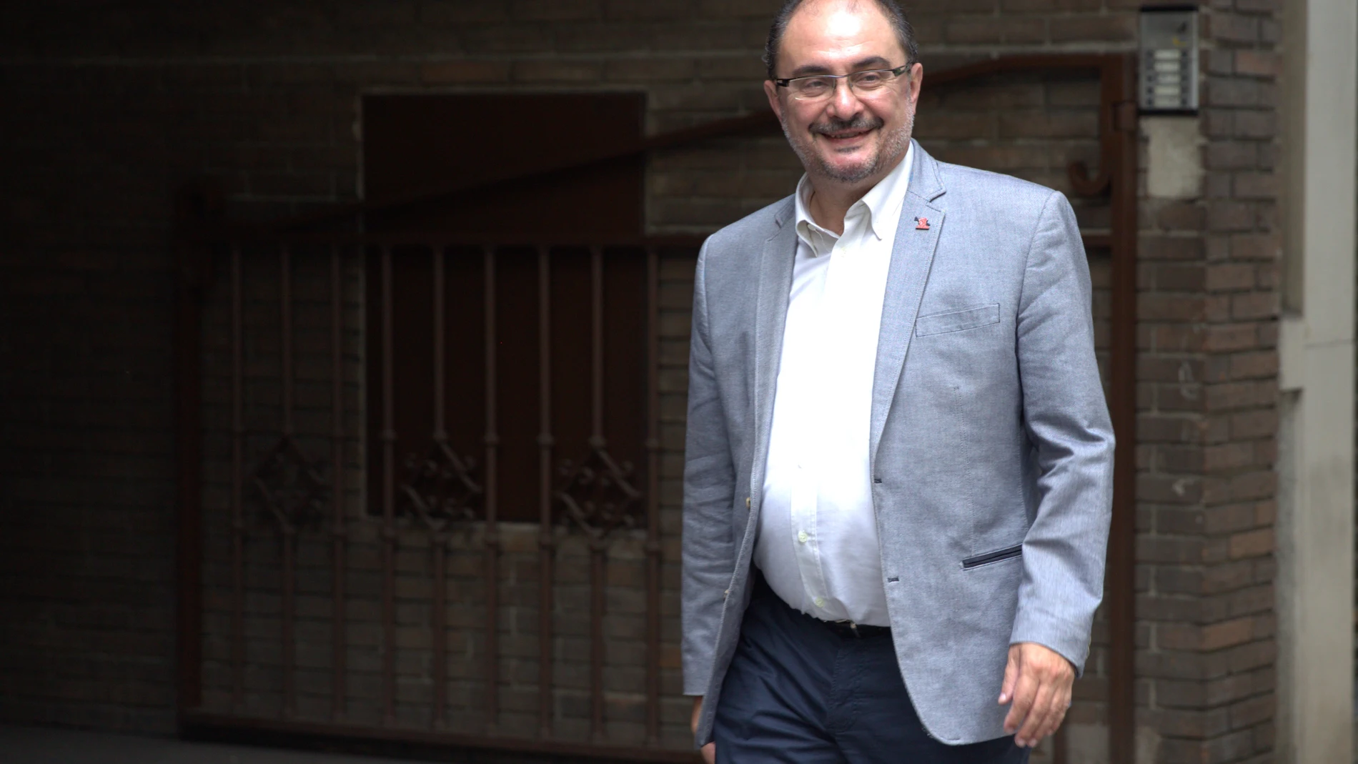 El presidente de Aragón, Javier Lambán