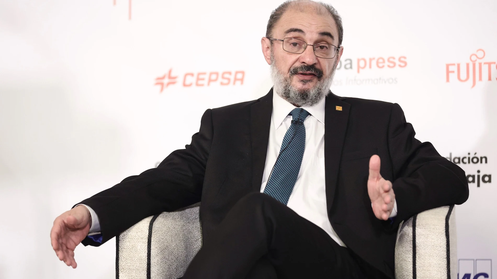 El presidente del Gobierno de Aragón, Francisco Javier Lambán,