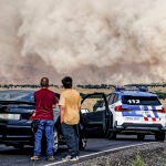 Incendio en las proximidades de Urraca-Miguel, barrio anexionado de Ávila