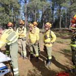 Sucesos.- Continúan combatiendo los incendios de Burguillos del Cerro, Cuacos de Yuste y Casar de Cáceres