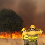 Sucesos.- Situación "extrema" en CyL con 25 incendios activos, once en gravedad 2 y seis en 1