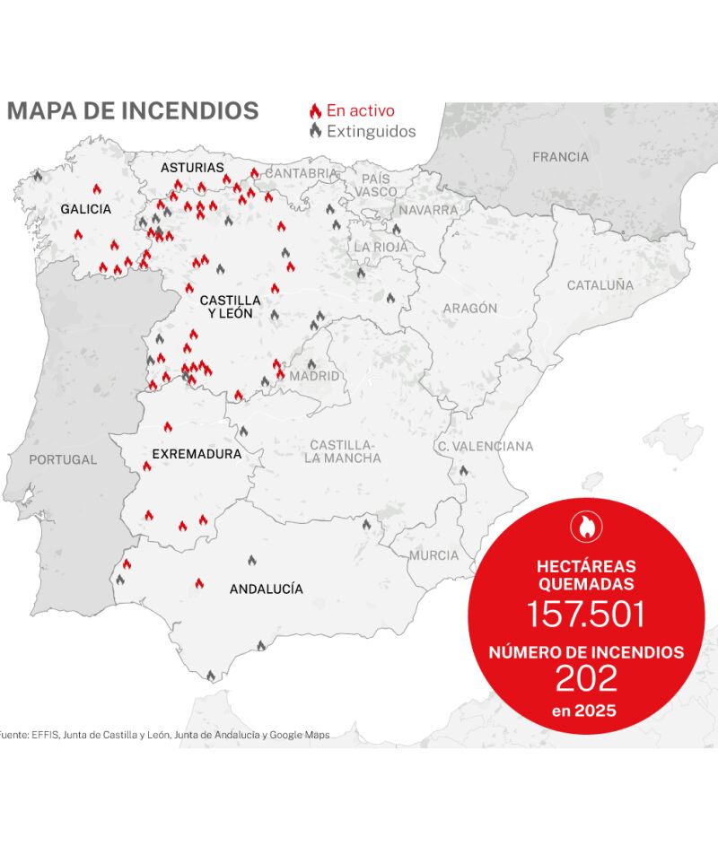 Mapa de incendios