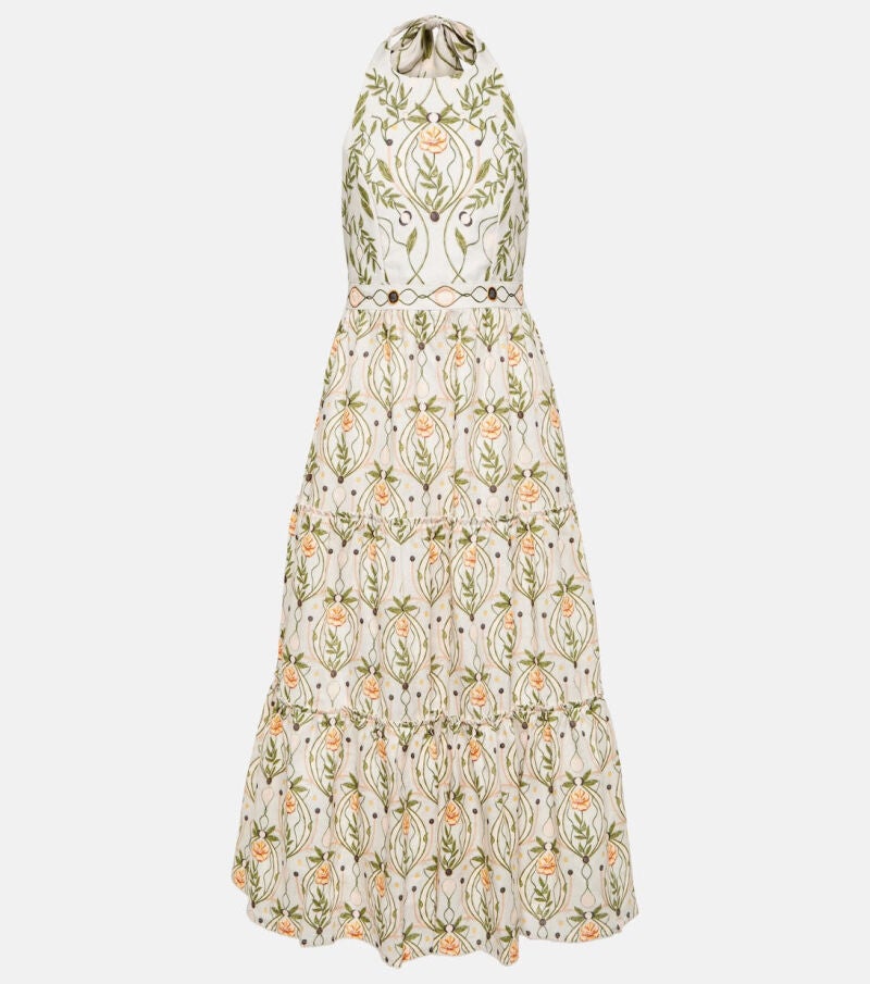Vestido estampado.