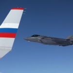 Russian President Putin leaves after meeting with US President Trump in Alaska