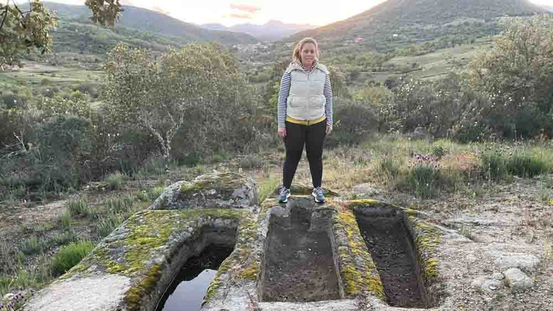 La alcaldesa de Santibáñez, Elena Nieto
