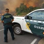 Evacuadas 120 personas del refugio de montaña de Collado Hermoso (León) por el incendio de Barniedo